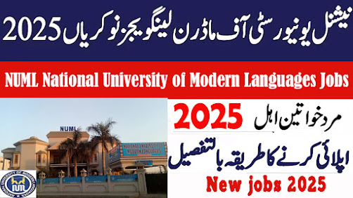 NUML National University of Modern Languages Faisalabad Jobs 2025