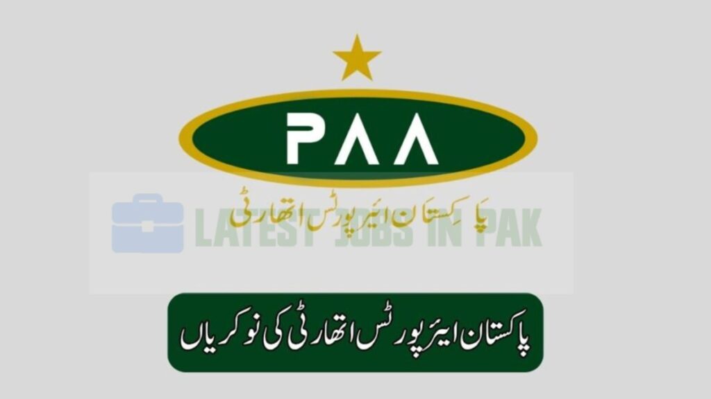 Pakistan Airports Authority (PAA) Jobs 2025