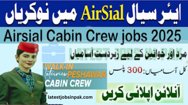 Airsial Cabin Crew jobs 2025 for Male Female