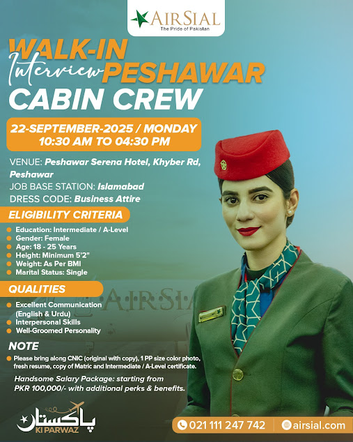 Airsial-Cabin-Crew-jobs 2025