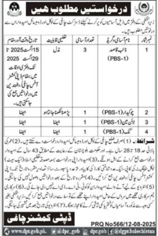 Deputy Commissioner DC Jobs 2025 