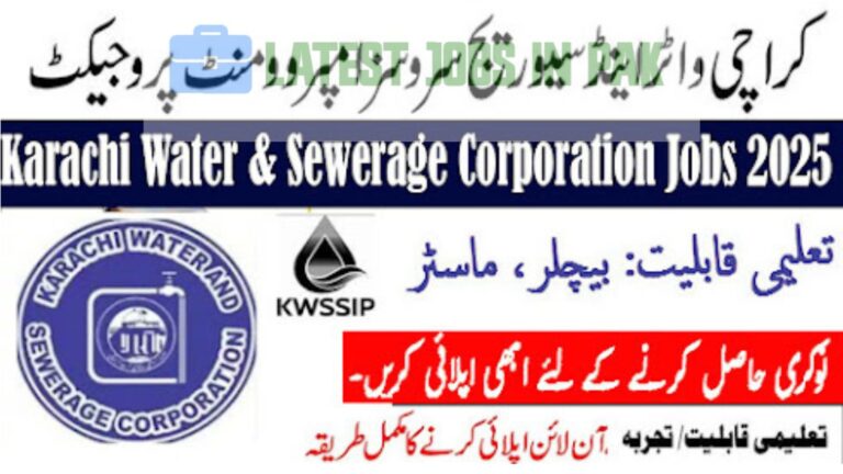 Karachi Water & Sewerage Corporation KWSC Jobs