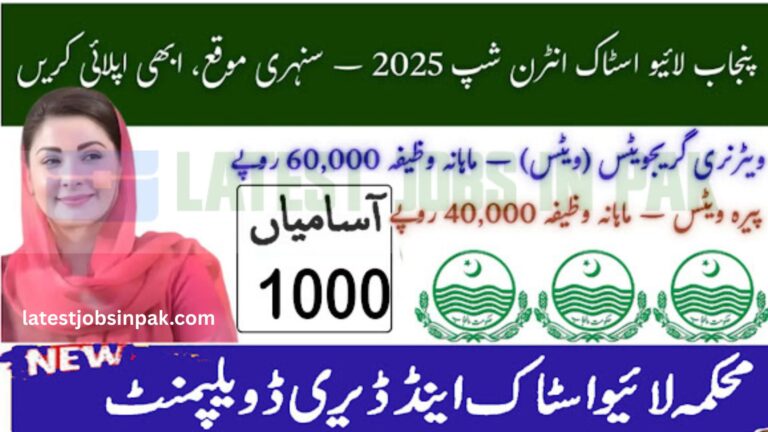 Livestock & Dairy Development Department Veterinary Internship 2025