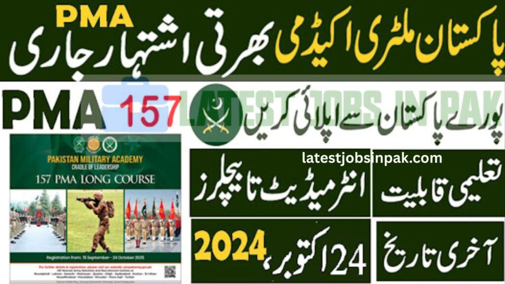 Pakistan Army In PMA Long Course 157 Jobs 2025